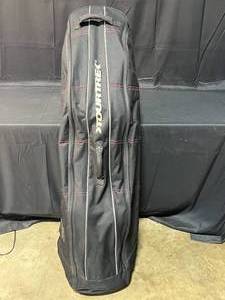 lot 2 image: Black Roller Bag Filled w Golf Clubs - Both Drivers & Irons