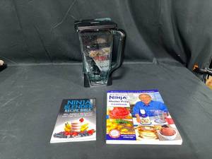 lot 138 image: Ninja Blender Pitcher and 2 Ninja Blender Recipe Books