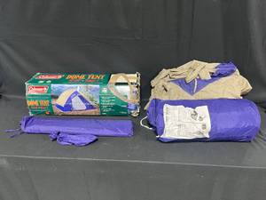 lot 196 image: Coleman 5 Person Dome Tent
