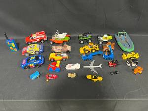 lot 199 image: Assortment of Toy Vehicles & a Lego Remote Control