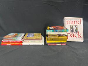 lot 262 image: Assortment of Books w Various Authors & Subjects & Edward De Bonos Mind Pack