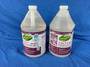 lot 18 image: Brand New OdoBan Professional Series Cleaning 3-in-1 Carpet Cleaner Concentrate, Set of 2, 1 Gallon Each