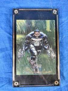 lot 54 image: Fleer Flair 94 Marvel Annual Trading Card #87 Punisher vs The Mob