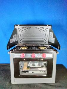 lot 4 image: Camp Chef Deluxe 21,000 Btu 2-Burner Propane Outdoor Camp Oven