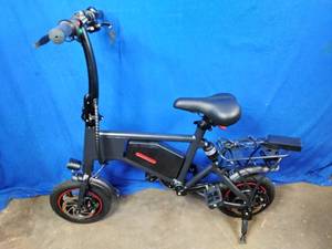 lot 1 image: GlareWheel EB-X5 Folding 36V Electric Bike - Black