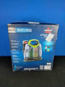 lot 93 image: BISSELL Little Green Proheat Portable Deep CleanerSpot Cleaner and CarAuto Detailer with Self-Cleaning HydroRinse Tool for Carpet and Upholstery