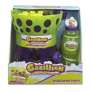 lot 66 image: Gazillion Bubbles Whirlwind Party Bubble Machine w2 1-Liter Solution Set