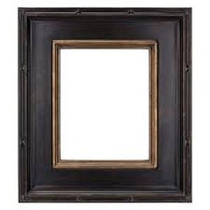 lot 103 image: Creative Mark Museum Collection Plein Aire Antique Black W Gold Liner Frame 3.5 Wide-8x10