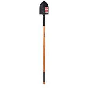 lot 137 image: Husky 47 in. L Wood Handle Floral Carbon Steel Digging Shovel with Grip