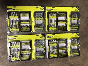 lot 21 image: Lot of RYOBI Impact Driving Set (95-Piece) Customer Returns See Pictures