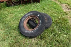 lot 143 image: Farmall Front Wheels with Tires