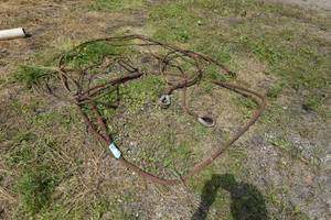 lot 159 image: Assorted Braided Steel Cable Sections - Largest is 78 Thick