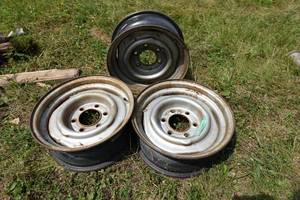 lot 155 image: Steel 6-Bolt Wheels - 16