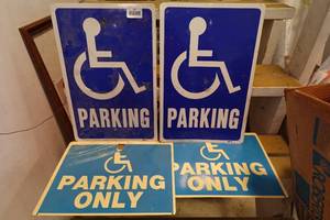 lot 312 image: Handicap Parking Signs