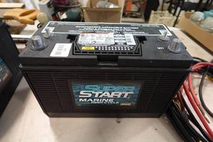 lot 300 image: Super Start Deep Cycle Marine Battery - Never Installed