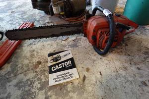 lot 280 image: Castor C-70 Gas Chain Saw with 20 Bar