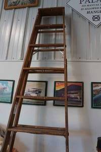 lot 63 image: Werner 10 Wood Ladder