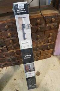lot 110 image: Classic Design Barn Door Rail System