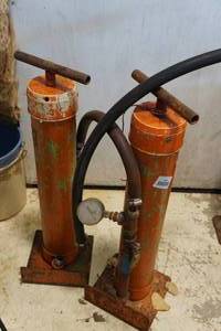 lot 120 image: 2 Manual Test Pumps