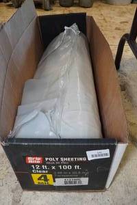 lot 190 image: Grip Rite Poly Sheeting