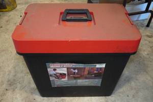 lot 191 image: Portable Work Box with Caddy 21x20x13