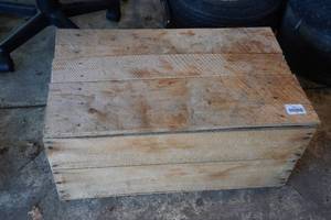 lot 232 image: Wooden Storage Box