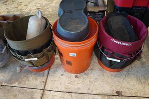 lot 222 image: 5 Gallon Buckets with Tool Organizers