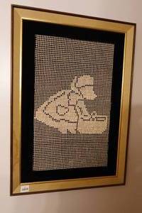 lot 327 image: Large Framed Embroidery Piece