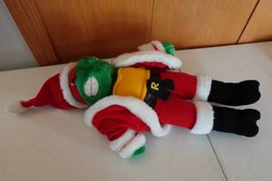 lot 602 image: TMNT Santa Suit Raphael Plush Toy