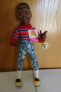 lot 537 image: Vintage Steve Urkel Doll
