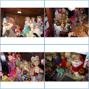 lot 540 image: Large Assortment of Dolls - Ken, Barbie, Midge, Little House on Prairie