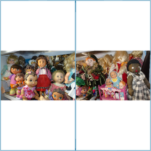 lot 542 image: Dolls - Dora, Brass Key, Court Jester, Babies