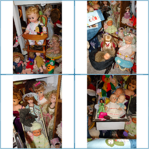 lot 548 image: Baby Dolls and Accessories - Strollers, Porcelain Face, Ty