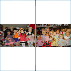 lot 569 image: Dolls - Lakeshore, Tupperware, Adelco, So Shy Sherri