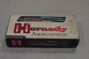 lot 141 image: 20 Hornady LeveRevolution .45-70 Govt 325 Gr Evolution Ammo
