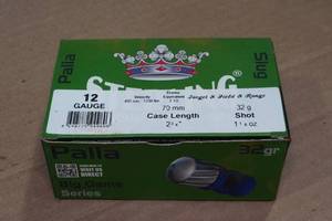 lot 165 image: 10 Sterling 12 Gauge 2-34 32 Gr Rifled Slugs