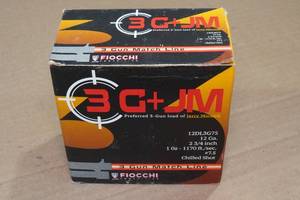 lot 171 image: 25 Fiocchi 3 Gun Match Line 12 Gauge 2-34 7-12 Chilled Shot Shotshells