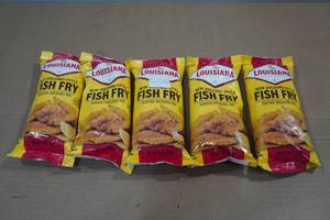 lot 27 image: 5 Louisiana New Orleans Fish Fry Breading Mix
