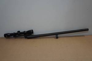 lot 60 image: Mossberg Rifled Slug Barrel with Scope - For Remington 870 12 Gauge