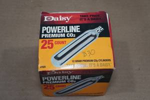 lot 72 image: 21 Daisy Powerline Premium CO2 Canisters