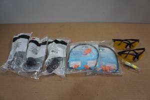 lot 75 image: Assorted Eye and Ear Protection
