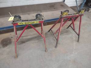 lot 26 image: (2) Sumner Adjust-A-Roll Pipe Rolle...