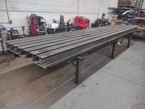 lot 22 image: Welding Table 20x51...