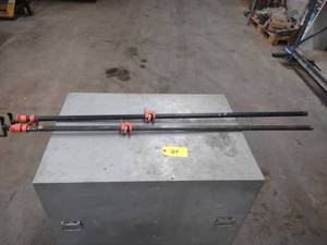 lot 84 image: (2) Pony 4 12 Pipe Clamps...