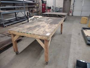 lot 119 image: Rolling Work Bench, 4x8...