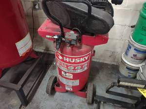 lot 121 image: Husky Air Compressor, No Motor...