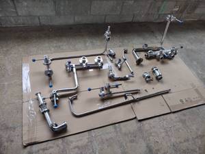 lot 224 image: Various Stainless Steel Piping with...