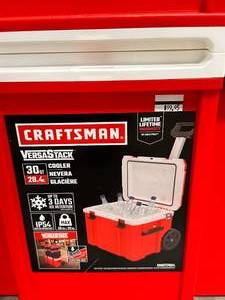 Brand New Craftsman Versastack 30 Quart Rolling Cooler ($99.95 Retail)