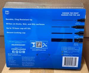New Hart 12pk (construction) Permanent Markers Set ($19.94 Retail)