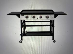 lot 5 image: Royal Gourmet 52,000 BTU 4-Burner Flat Top Gas Grill